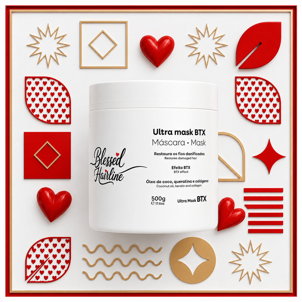 Ultra Mask BTX Capilar Blessed Hairline - 500g