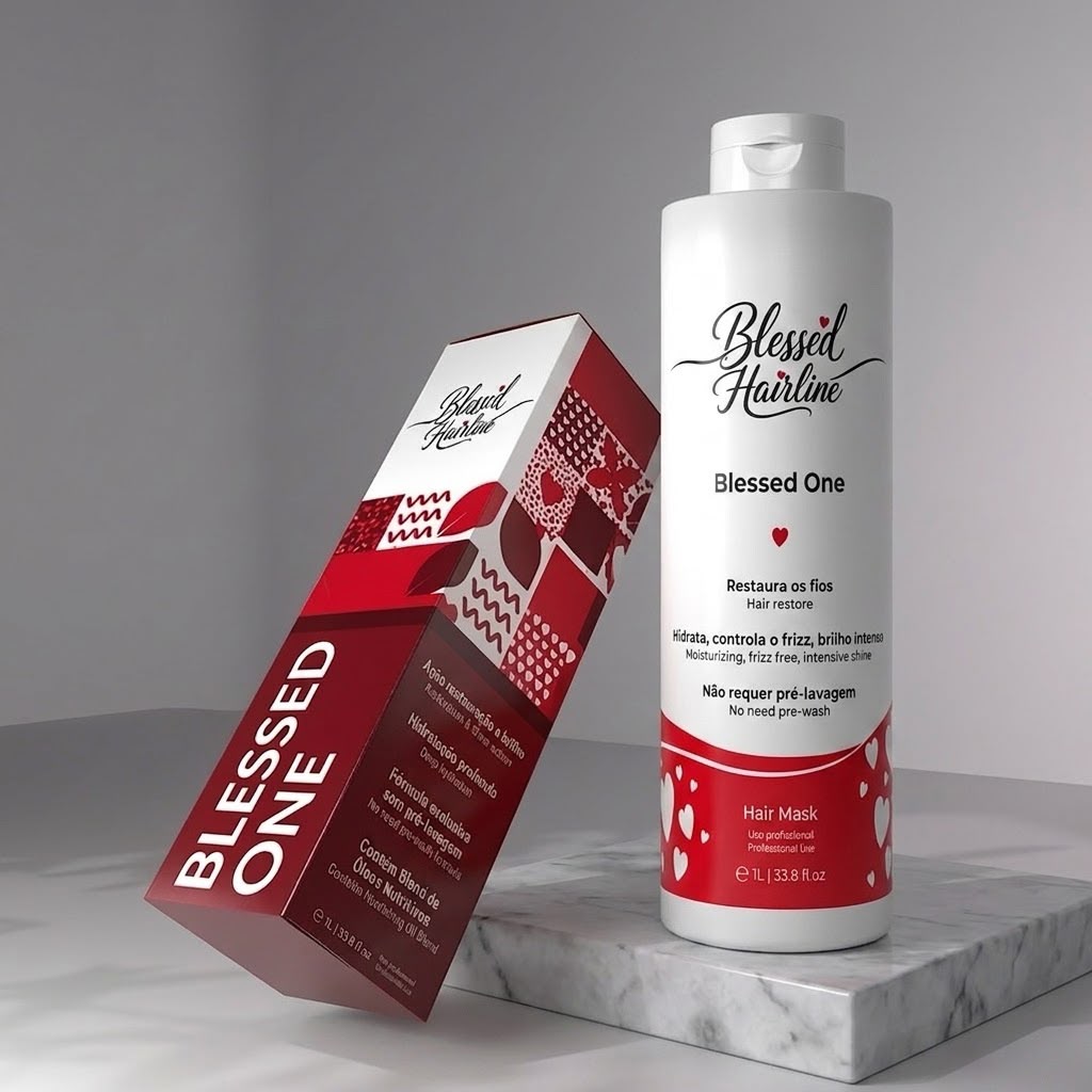 Blessed Hairline Hair Mask - 1 Litro - Progressiva Orgânica