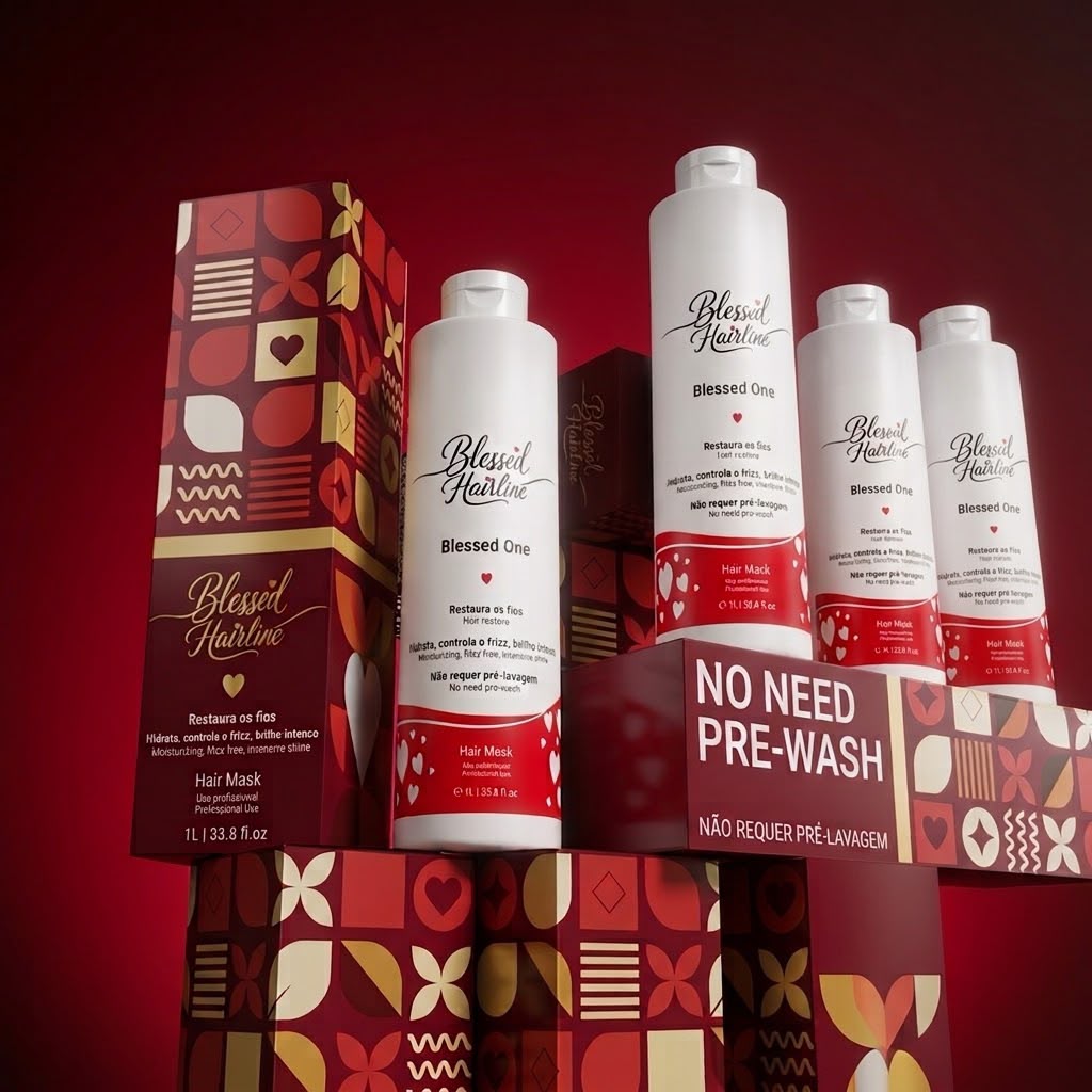 Blessed Hairline Hair Mask - 1 Litro - Progressiva Orgânica