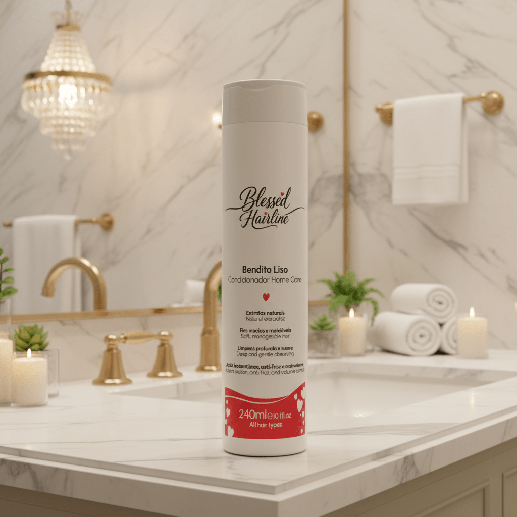 Condicionador Home Care Blessed Hair line Bendito Liso 240ml - Progressiva Orgânica
