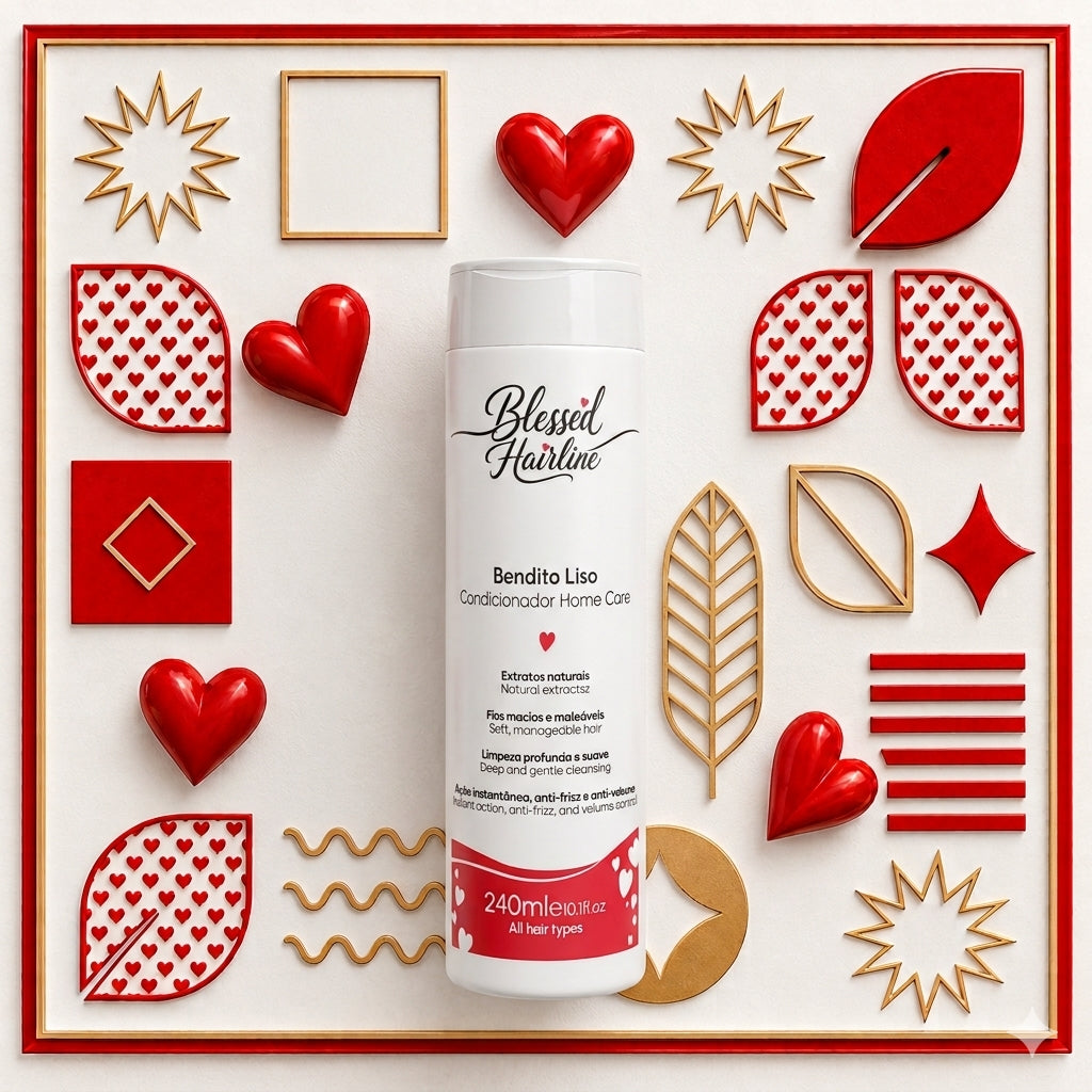 Kit Home Care Bendito Liso - Blessed Hairline