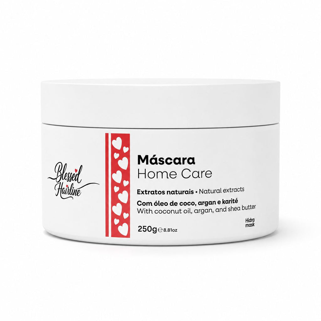 Máscara Capilar Blessed Hairline Bendito Liso Home Care Hidratação Pós-Progressiva 250ml