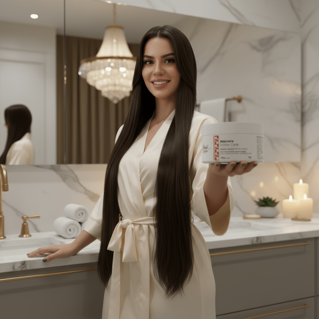 Máscara Home Care Blessed Hair line Bendito Liso 250ml - Progressiva Orgânica