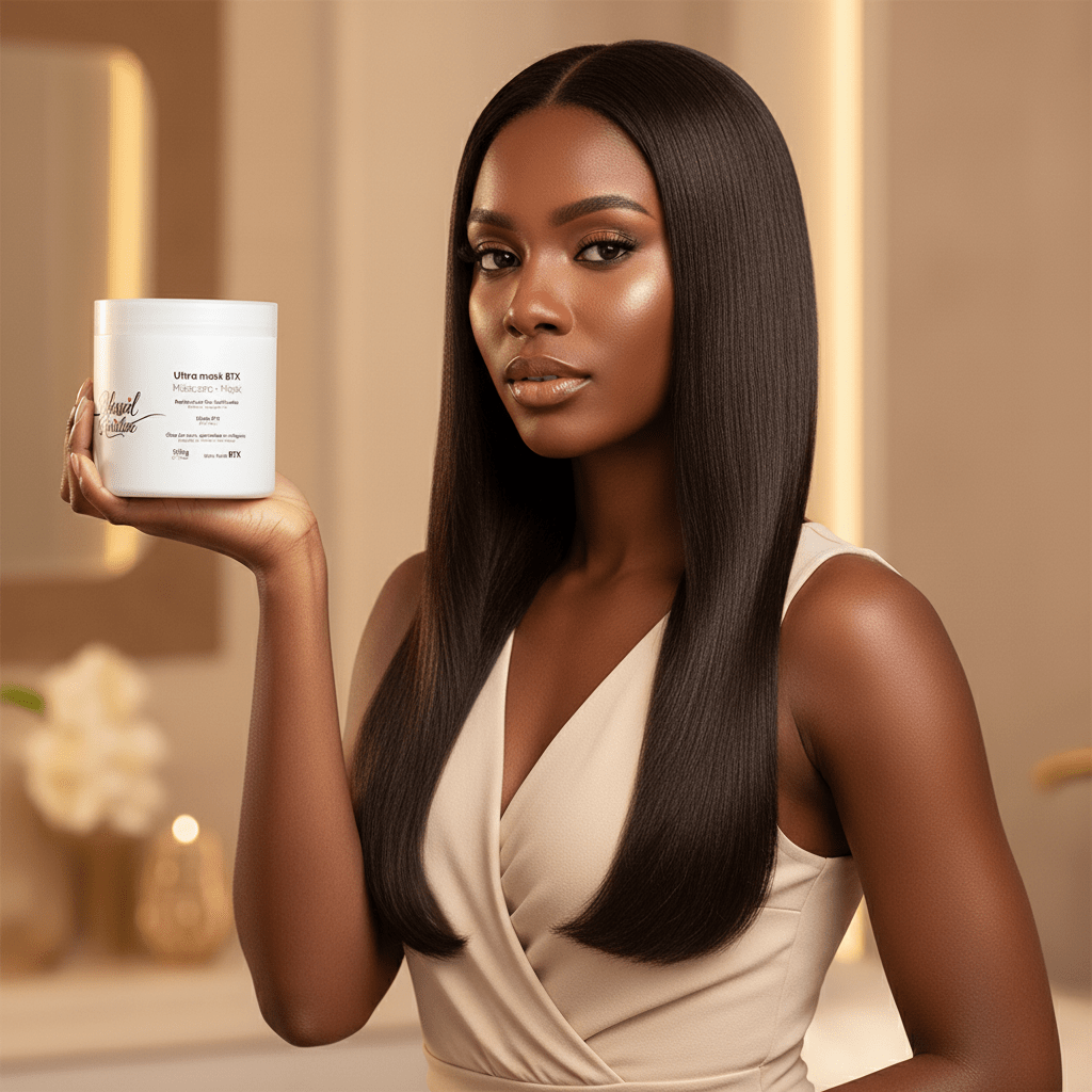 Ultra Mask BTX Blessed Hairline | Redução de Volume e Frizz - Progressiva Orgânica