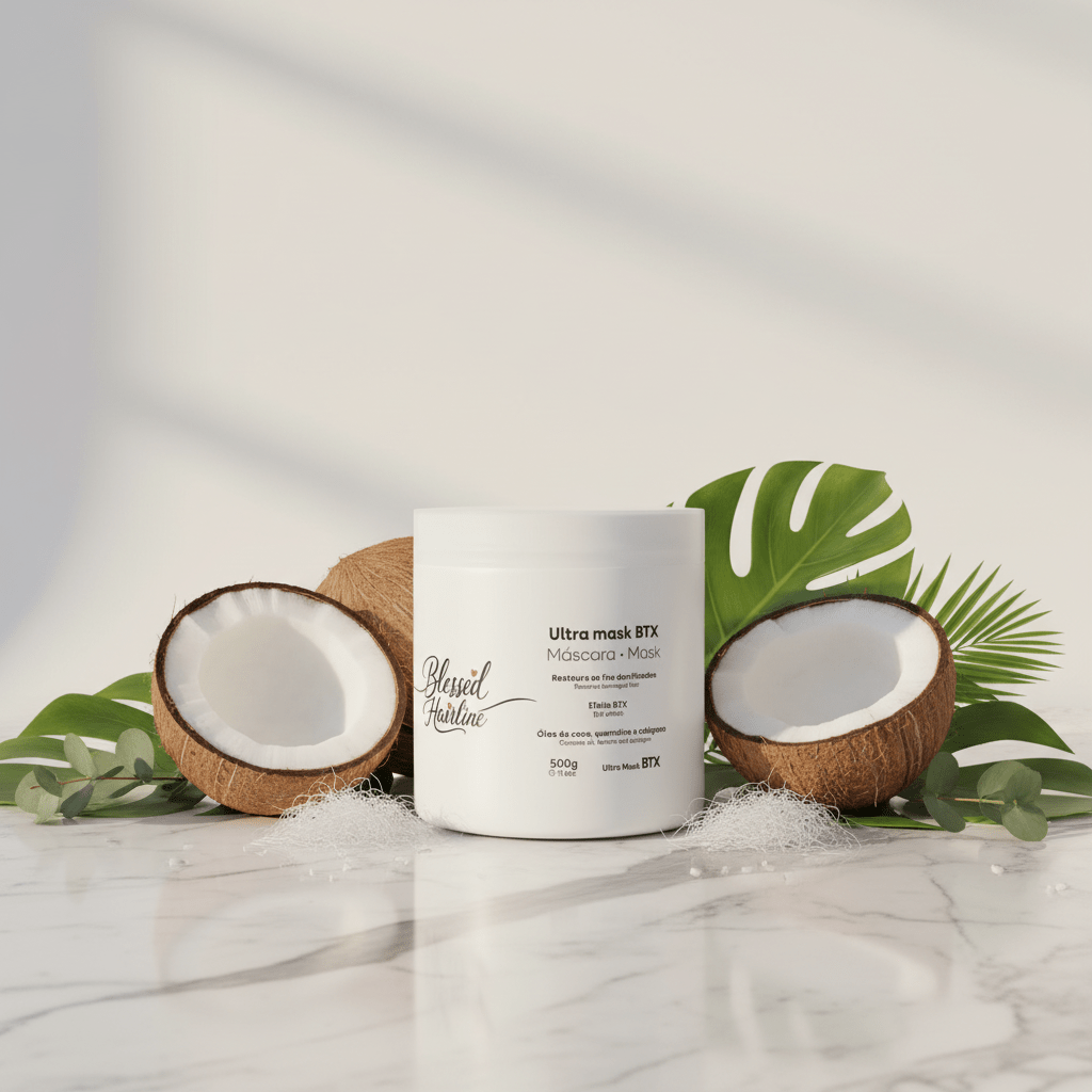 Ultra Mask BTX Blessed Hairline | Redução de Volume e Frizz - Progressiva Orgânica